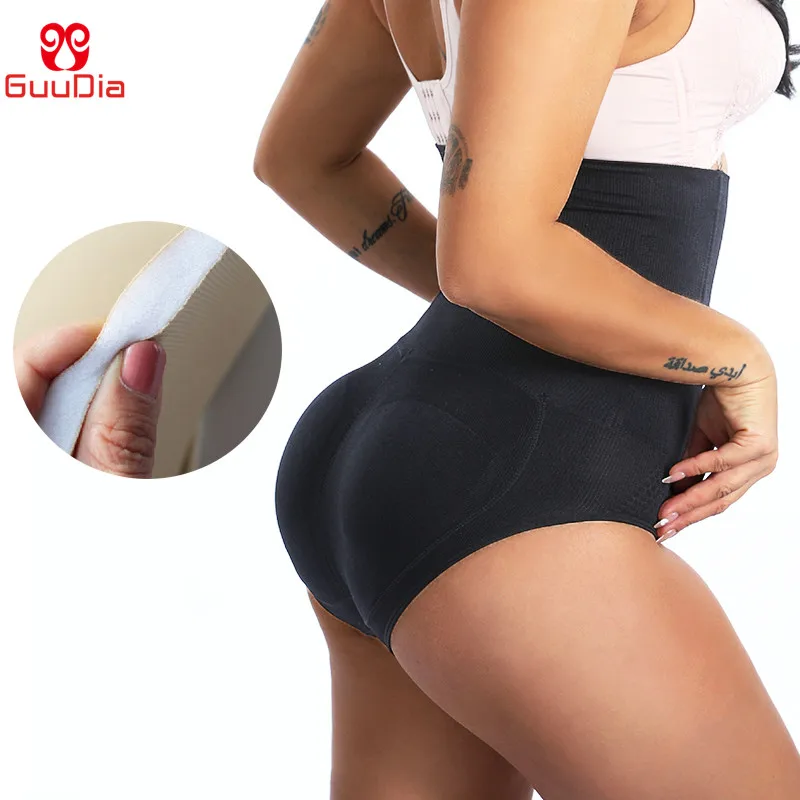 

GUUDIA Women's Butt Lifter Shapewear Tummy Control Panties High Waist Body Shaper Hip Butt Padded Booty Enhancer Belly Slimmer