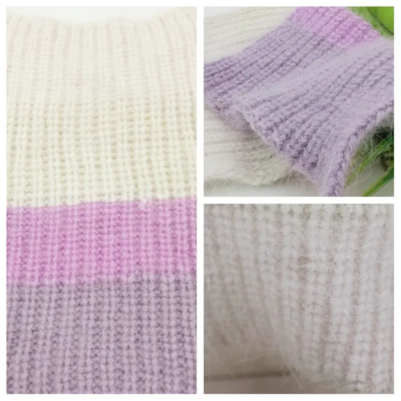500 Grams/group Rabbit Down Wool Yarn Soft Warm DIY Woven Thread Scarf Baby Sweater Hat Hand-knitted Thread knitting yarn knitting wool yarn crochet yarn cotton yarn cotton knitting yarn wool yarn cotton wool yarn