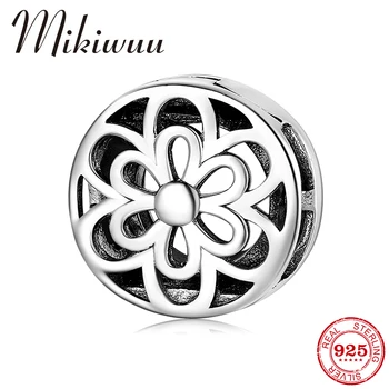 

Authentic 925 Sterling Silver Hollow Flower Clip Beads Charm fit Original Reflection Bracelet for Women Jewelry Making Gifts