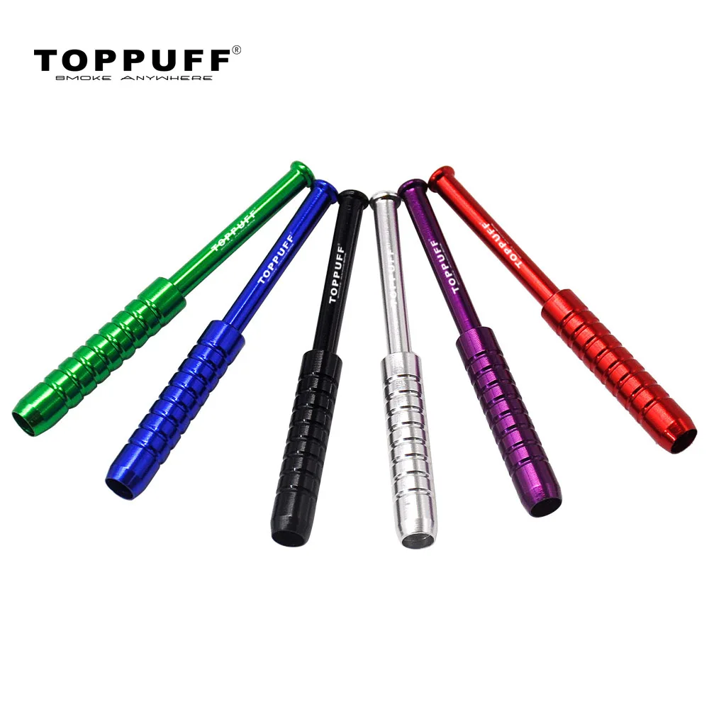 TOPPUFF алюминиевая One Hitters Dugout труба для курения табака 78 мм длинная ручка трубка