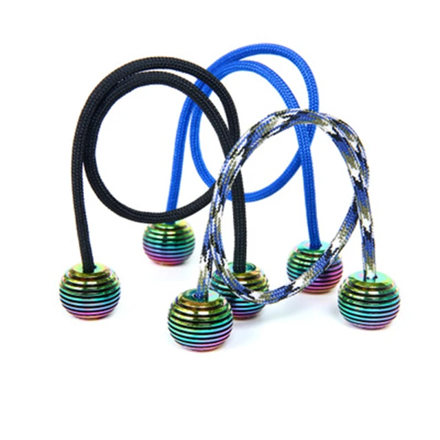 New Aluminum alloy begleri fidget toys worry beads finger skill paracord stress relief toys funny gifts 1