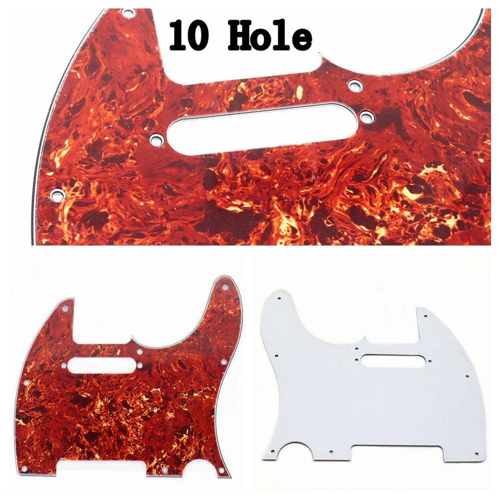 1 шт. гитара стиля TL Pickguard 3-слойное 8/10 отверстие с винтом для электрической гитары