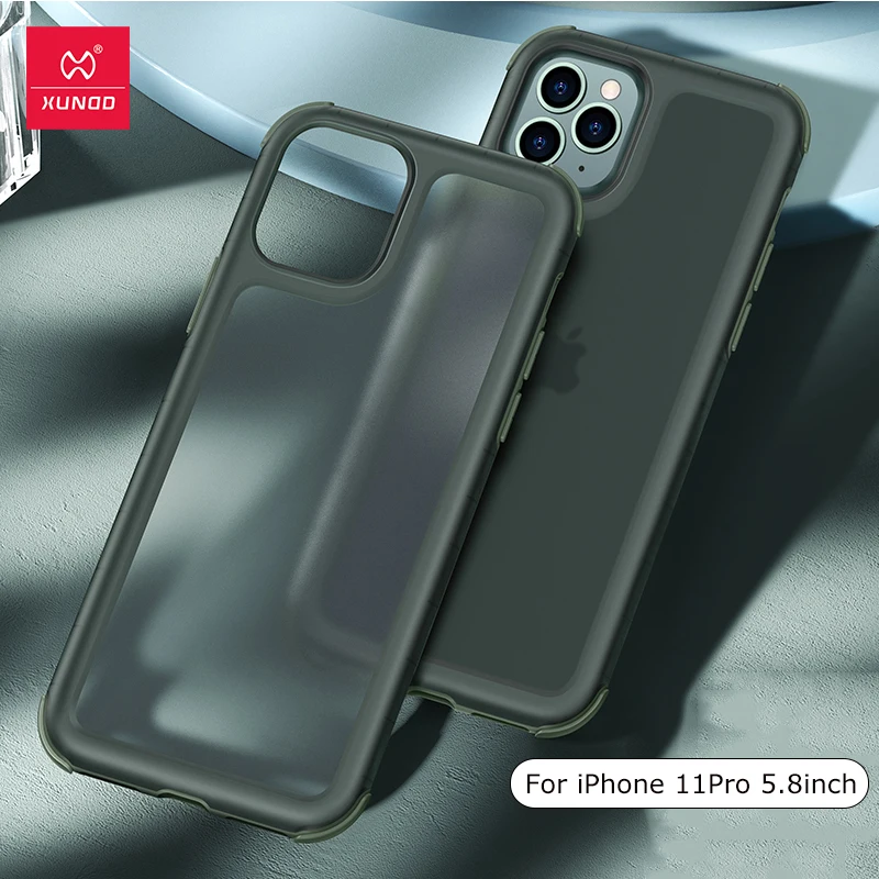 Чехол Xundd для iPhone 11 Pro матовый зеленый деловой модный защитный чехол Shockprook 5 8 дюйма