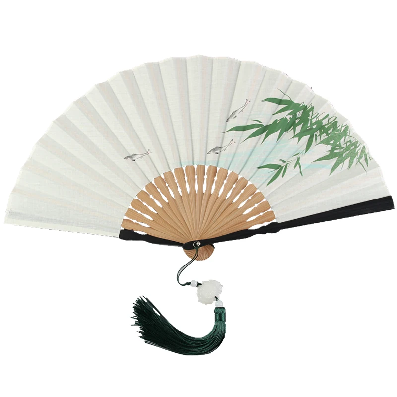 

Chinese Hanfu Cosplay Dance Fan Summer Small Vintage Lovely Lady Hand Fan Portable Male Folding Hand Fan Abanicos Para Boda