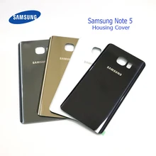 Samsung Galaxy Note5 Примечание 5 задняя Батарея крышка 3D Стекло Корпус Крышка для samsung Примечание 5 дверь задняя крышка чехол Замена