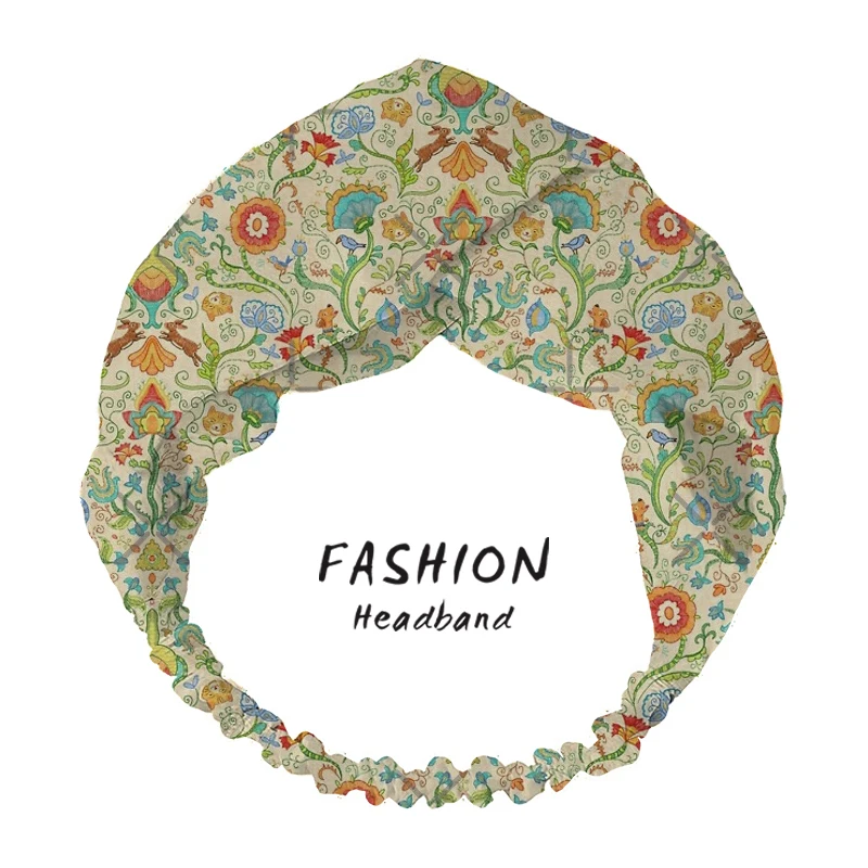 

2021 New Fashion Summer Hair Bands Wash Face Bow Headbands for Women Girls Bohemian Hairbands Headwear Turbans Hair Accessories