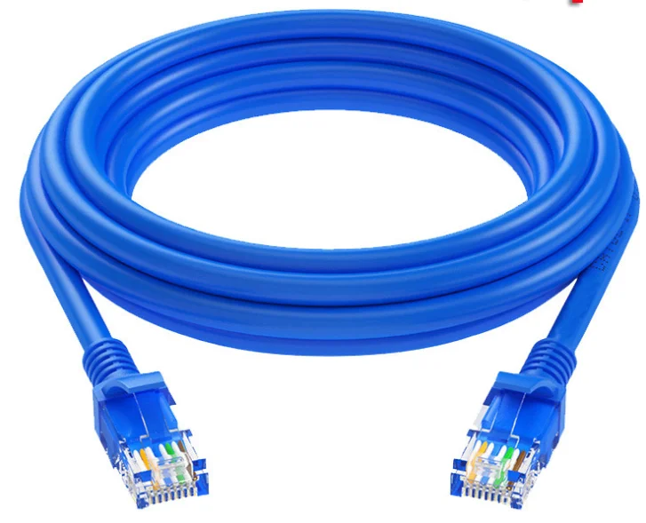 Футов футов 5 Лидер продаж CAT5E UTP синий круглый кабель кабели Ethernet Сетевой провод