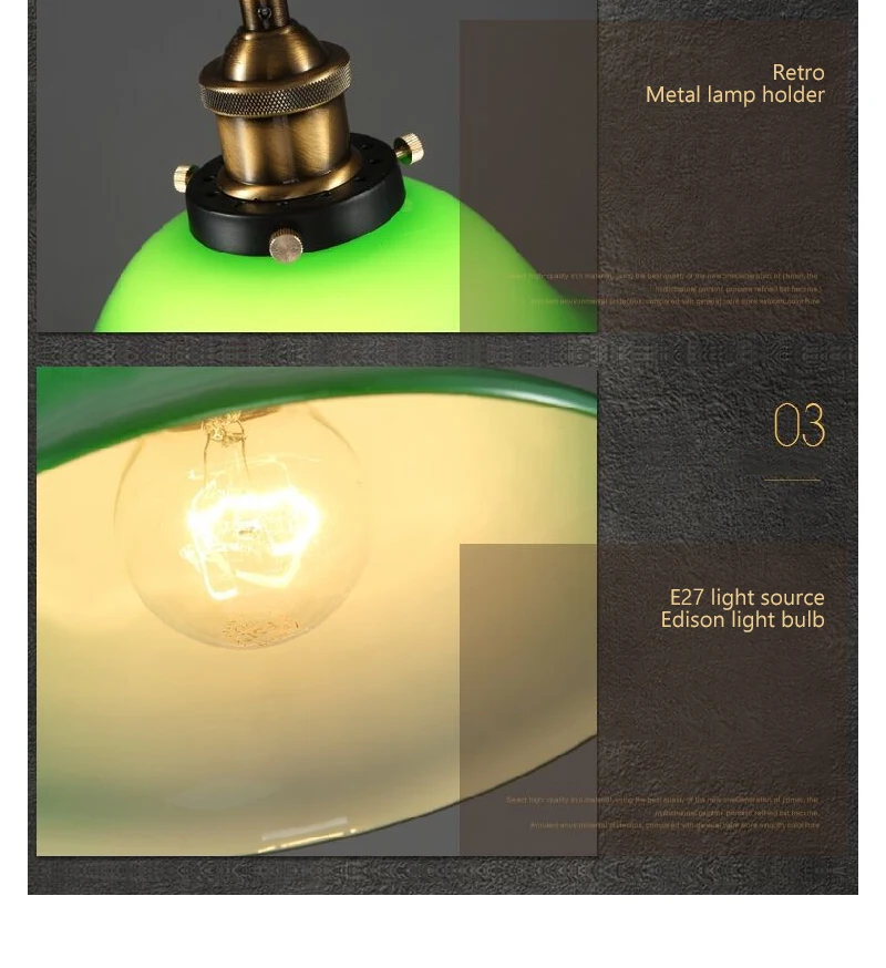 Criativo Nostálgico Industrial para Restaurante Coffee Shop, LED Edison Pendurado Lâmpada