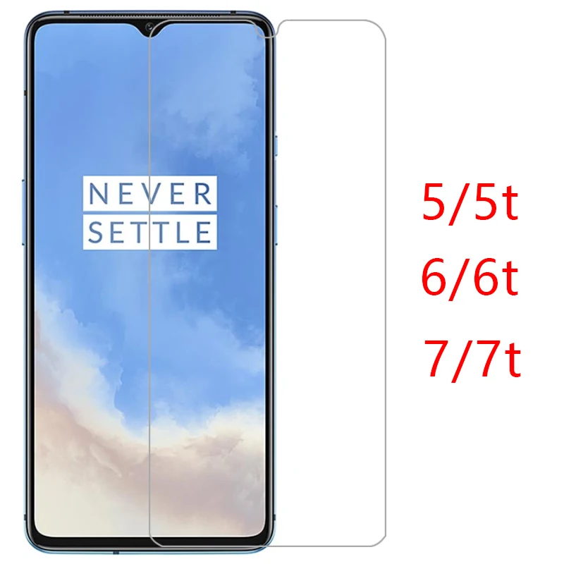 Чехол для oneplus 7 t 6 5 чехол из закаленного стекла Защита экрана one plus t7 t6 t5 plus7t plus7 plus6t