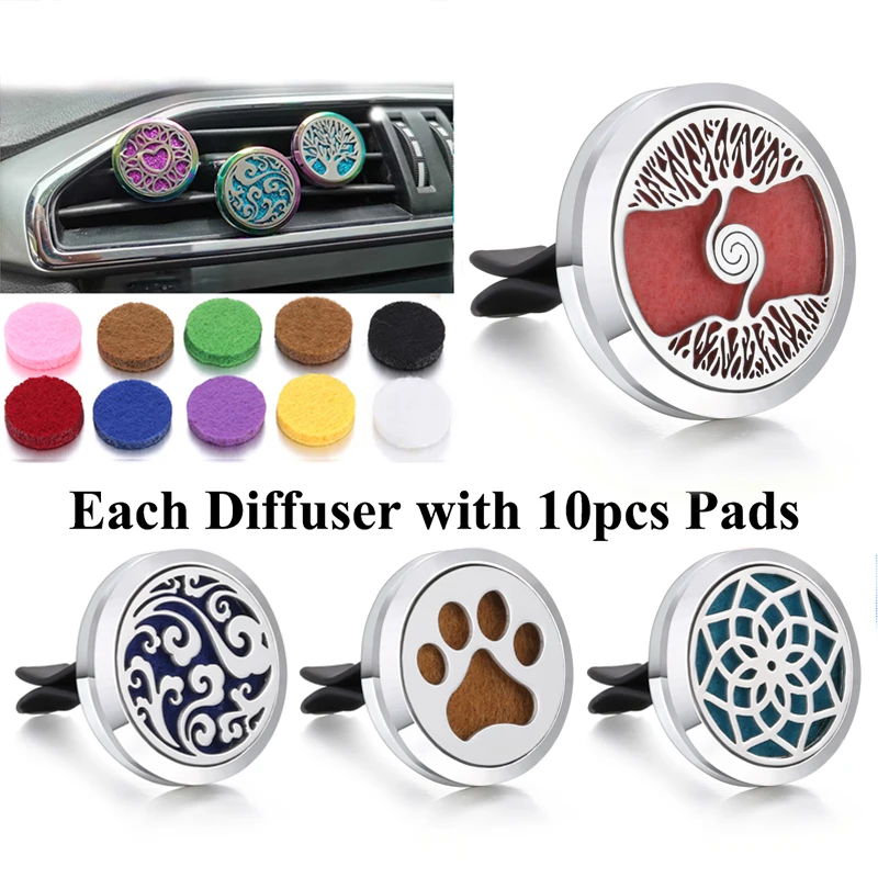 New Aromatherapy Jewelry Car Perfume Diffuser Car Air Freshener Tree of