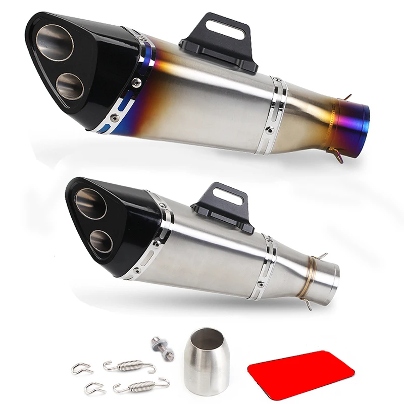 51Mm Moto Rcycle Scarico Yoshimura R11 Marmitta Tubo Scarico Echappement Fuga Moto Per Gsr 600 Crf 230 Cb650F Xj6 Ltz 400