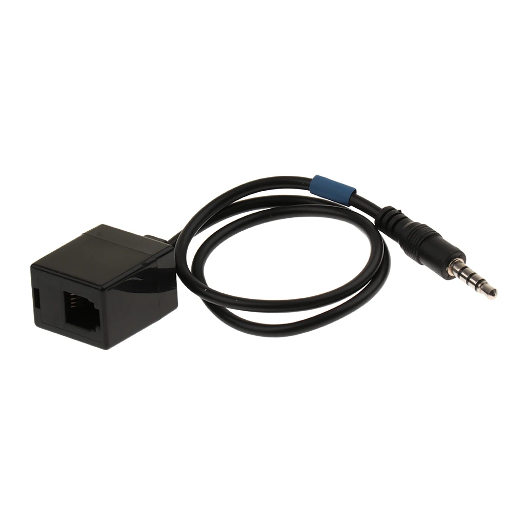 RJ9 Female To 3.5mm Male Plug Adapter Converter Headset To Telephone Cable