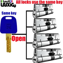 All locks use the same key, one key opens all locks Lock cylinder Door cylinder lock  Outdoor door lock  Cylinder lock Door lock