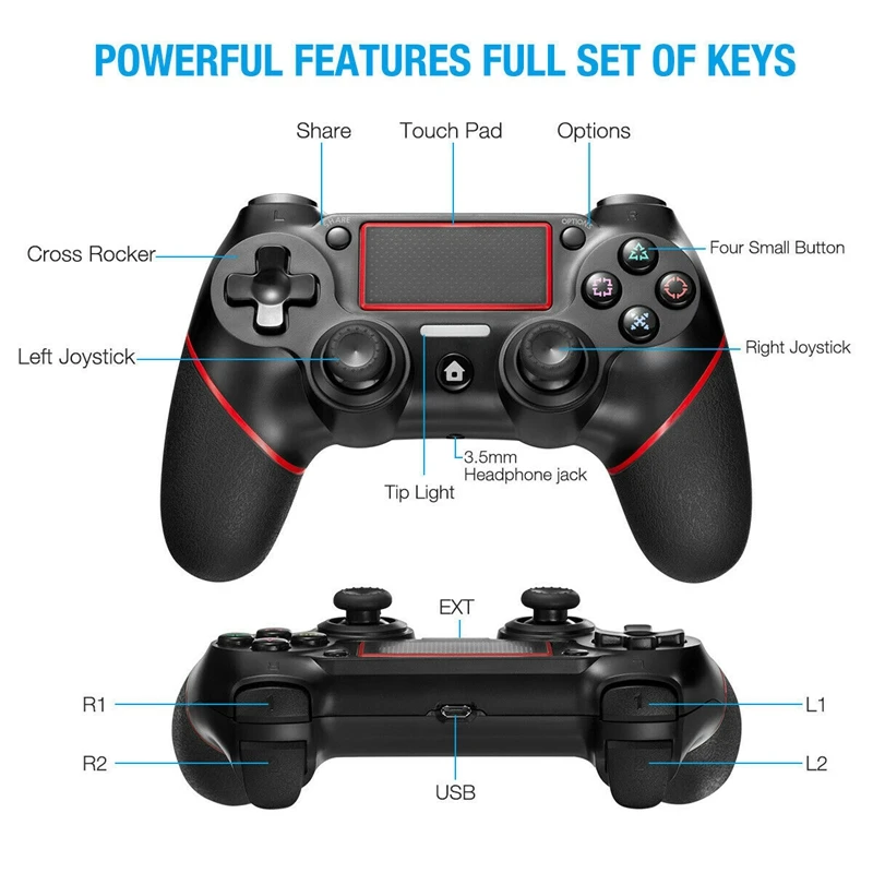Bluetooth геймпад контроллер беспроводной джойстик для sony playstation 4 Dualshock4 PS4