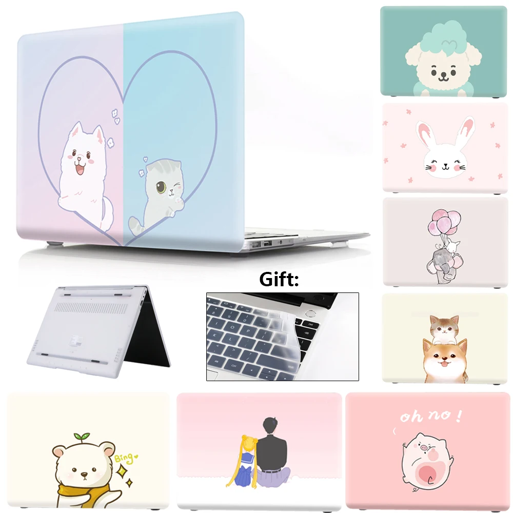 

Laptop Case For Huawei Matebook D14 Case 13 D15 Computers Accessories X Pro 2020 2019 For Honor Magicbook 14 Case 15 Cartoon