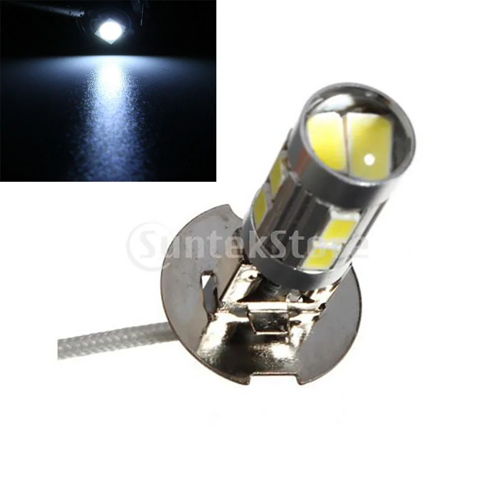 2 шт. автомобиль 12 В H3 5630 10SMD светодиодсветодиодный Ксеноновые белые