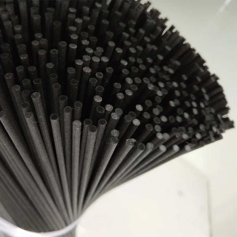 

1000pcs 22cmx3mm Black Fiber Rattan Sticks Essential oil Reed Diffuser Replacement Refill Sticks for Air Freshener