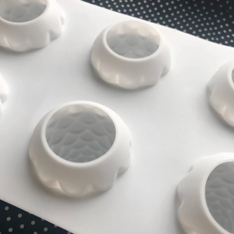 6 полостей сосновые конусы силиконовые формы для DIY свеча ручной работы изготовления 3D свечи силиконовые формы восковая форма