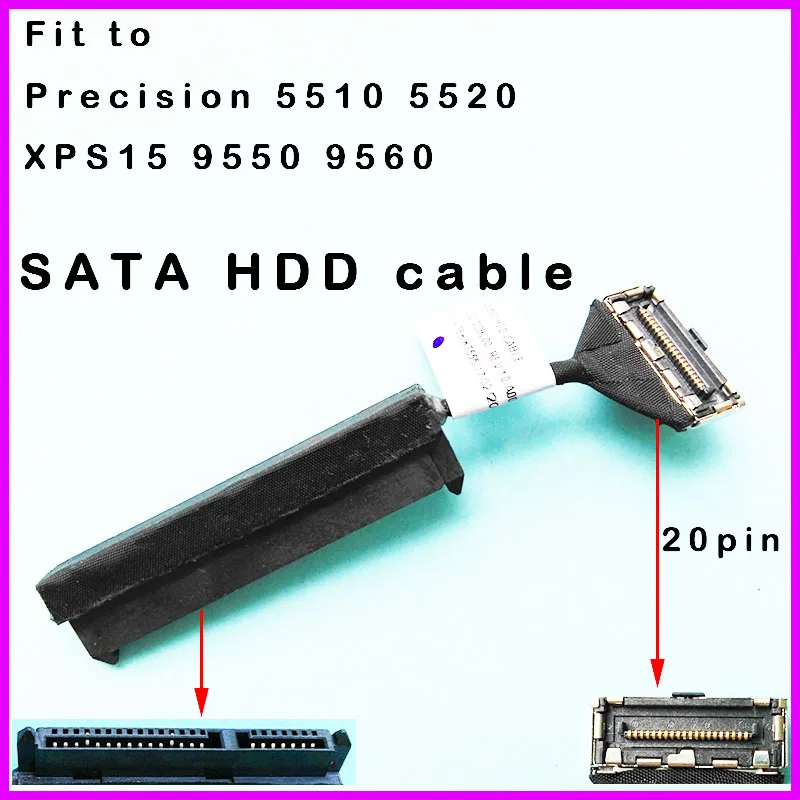 Новый оригинальный ноутбук HDD кабель для Dell XPS15 9550 9560 M5510 M5520 AAM00 жесткого диска
