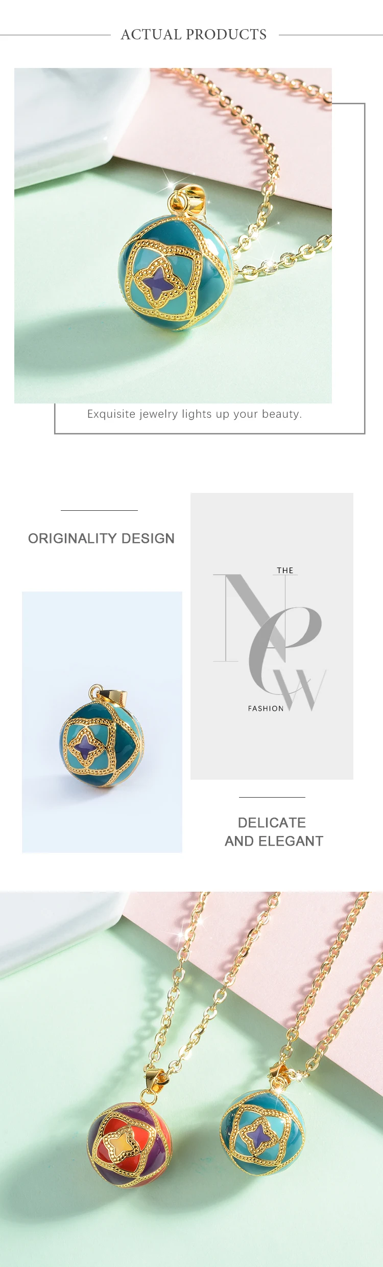 彩色滴油铃铛----镀---金色------2019_04