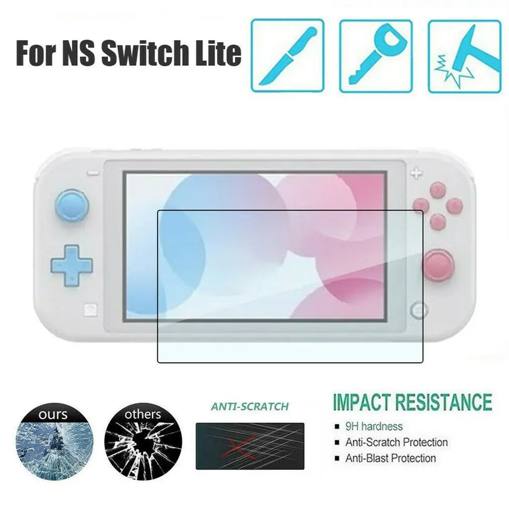 

Scratch Explosionproof Screen Protecter Tempered Glass Film For NS Switch Lite Scratch-proof Protective Film