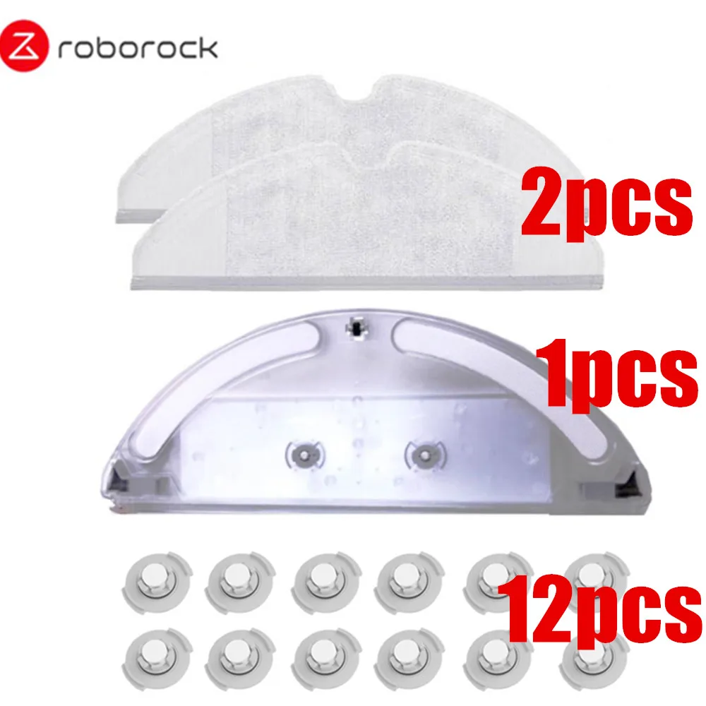 15pcs Подходит для робота-пылесоса Xiaomi Roborock S50 S51, 2 комплекта запасных частей, фильтр водяного бака - Цвет: 15pcs