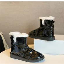 Botas mujer invierno/2020 г. новые зимние ботинки на овечьем меху в
