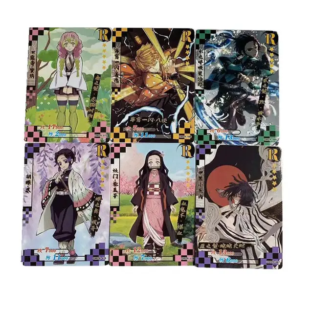 Demon Slayer Card TCG Game Cards Table Toys For Family Children Christmas Gift 4