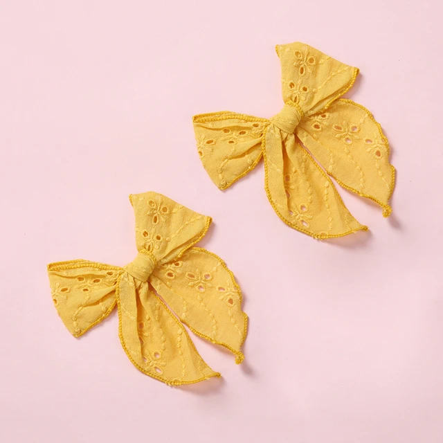 2Pcs Hair Pins For Baby Girls Hair Clips Bows Barrette Princess Clip Children Kinder Haar Accessoires Jacquard Hairpin Hairgrip 11