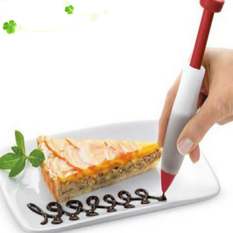 Pastry-Cream Decorating-Pens Syringe Cake-Cookie Silicone-Plate 1pcs