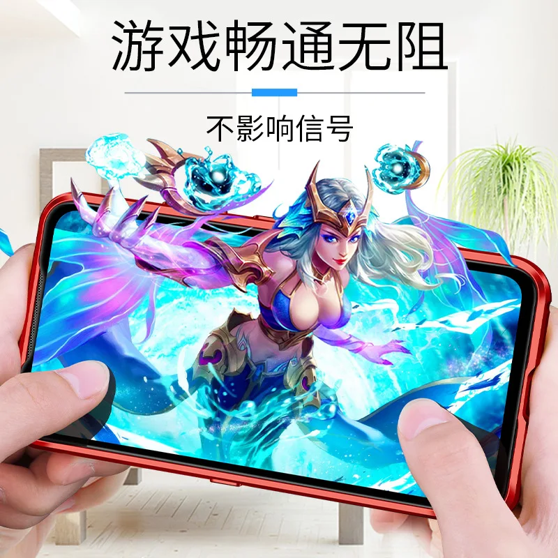 vivox27Pro magneto NEX2 двухсторонний стеклянный чехол IQOO trill Y85 P20 набор телефонов светящийся мягкий металлический корпус