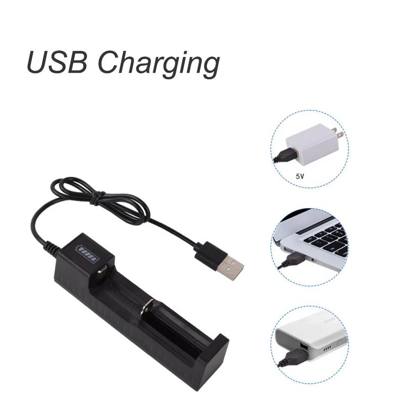 Universal 1 slot Battery USB Charger adapter LED Smart Chargering for Rechargeable Batteries Li-ion 18650 26650 14500,charger adapter,battery charger,battery charger adapter