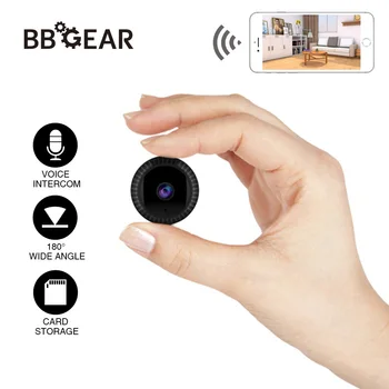

Home Security V380 2.1mm Mini Wireless WIFI IP Camera Night Version Motion Detection CCTV Surveillance Home Security Camcorder