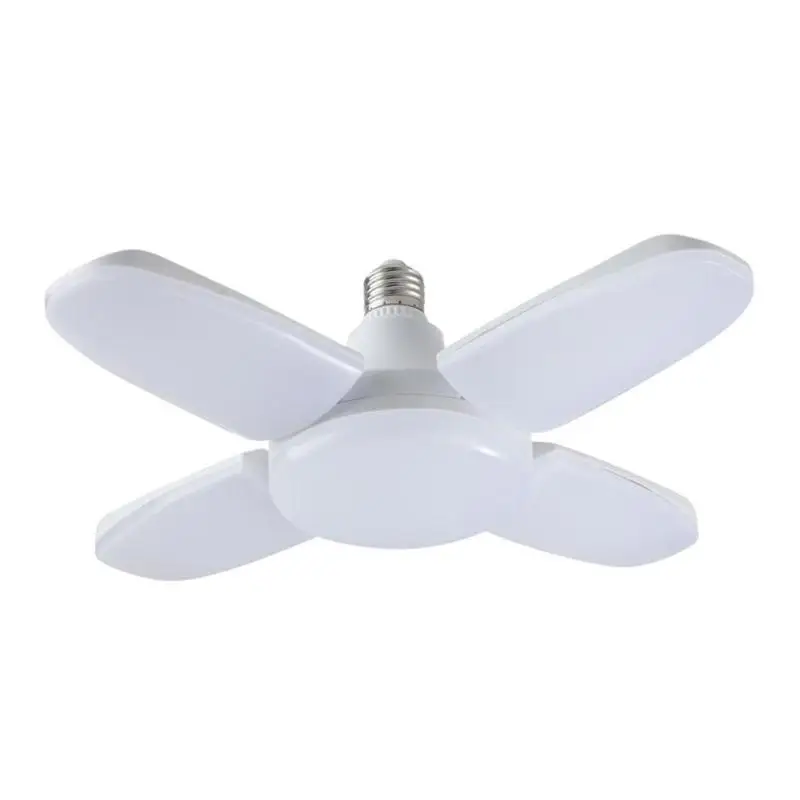 

The New 60W Foldable Fan Blade LED Pendant Lights No Flicker B22 E27 LED Bulb 220V 360 Degrees Angle Adjustable Ceiling Lamp