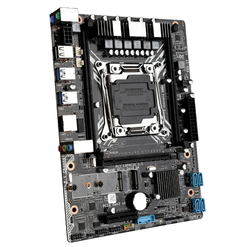 X99-GT набор материнской платы с Xeon E5 2620V3 LGA2011-3 процессор USB3.0 NVME M.2 SSD материнская