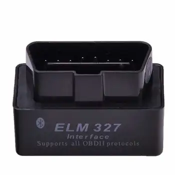 Мини ELM327 Bluetooth OBD2 OBDII V2.1 V1.5 черный умный автомобильный диагностический интерфейс ELM 327 считыватель кодов интерфейса сканер Мини ELM327 Bluetooth OBD2 OBDII V2.1 V1.5 черный умный автомобильный диагностический интерфейс ELM 327 считыватель кодов интерфейса сканер