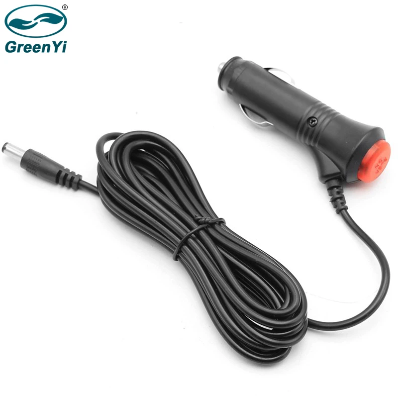 GreenYi Car Cigarette Lighter Plug Sockets With Switch LED Indicator