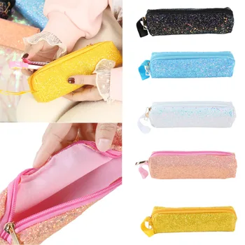 

Lots Pencil Case Pen Pouch Box Bag Cases School Office Supplies Stationery Gift /BY