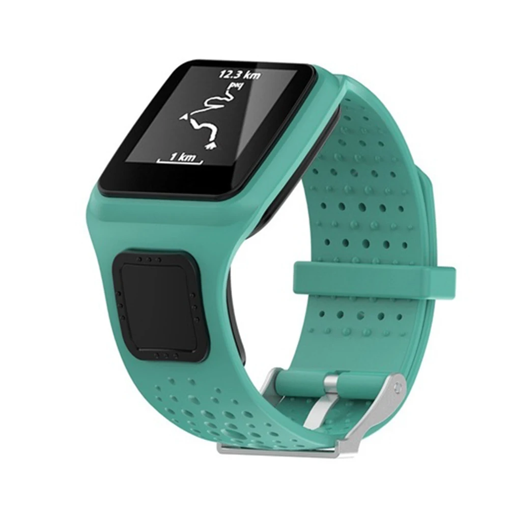 Замена из силикагеля, мягкий ремешок для TomTom Multi Sport/Cardio gps Watch