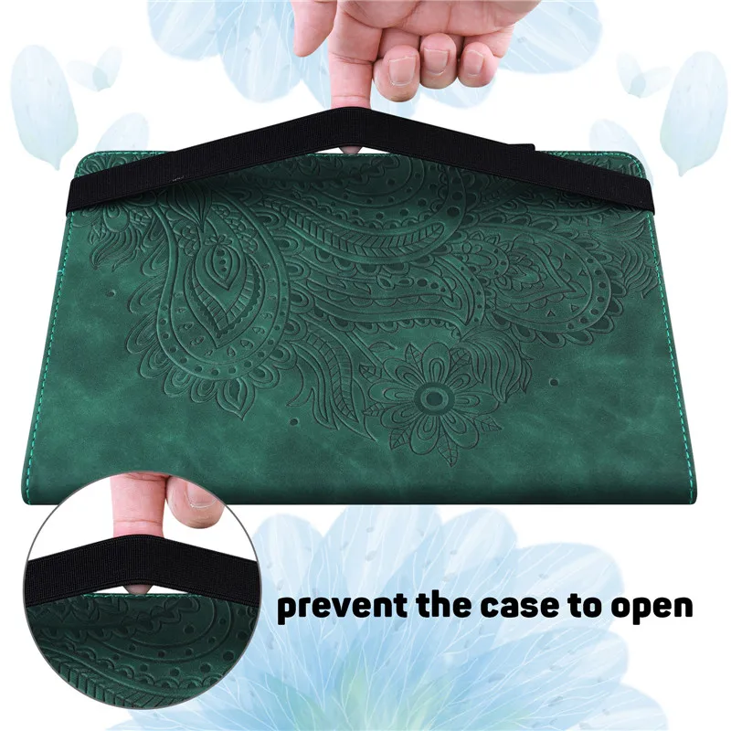 coque en cuir gaufré pour tablette étui pour galaxy tab tab horizon
