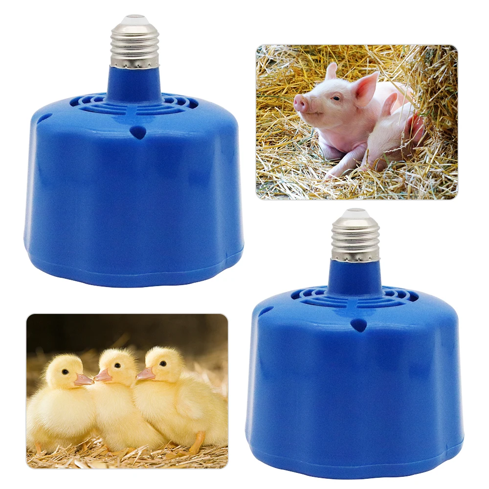 Heating Lamp 100-300W Farm Animal Warm Light Heater Cultivation For Chicken Piglet Duck Temperature Controller Incubator 2pcs egg incubator