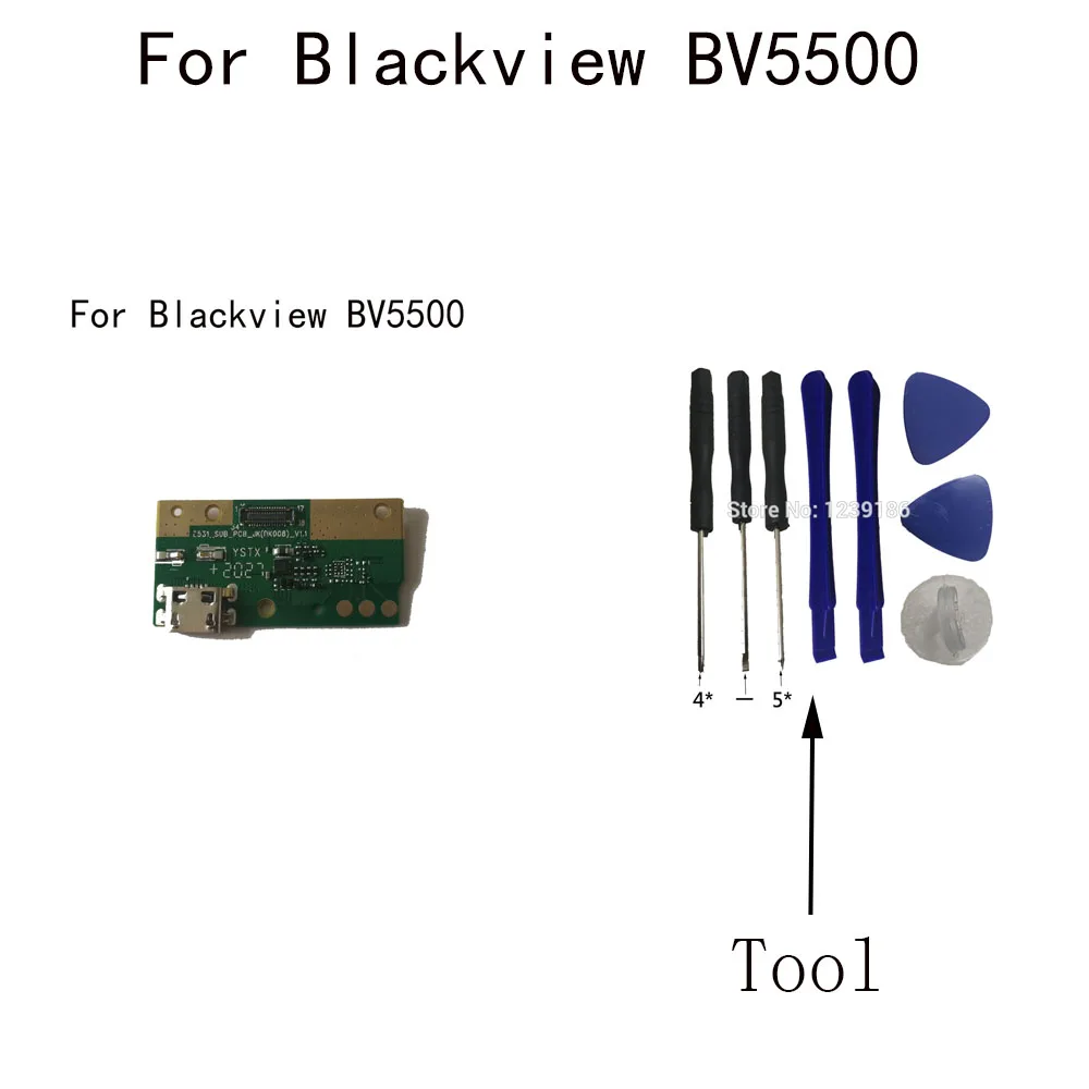 

For Blackview BV5500 USB Charger Plug Board Module With Tool Repair parts