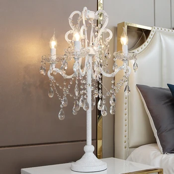 

Post Modern Luxury Crystal Desk lamp Desk Light Glass Table lamp for Living room Study Room Bedroom Hotel
