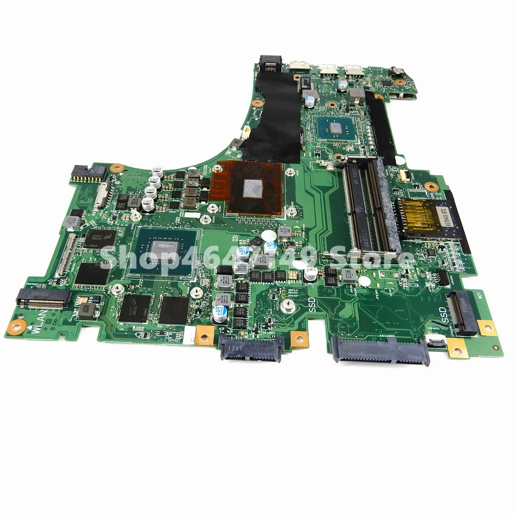 GL553VD материнская плата REV2.0 i5-7300CPU GTX1050 Материнская плата Asus GL553V GL553 GL553VD FX53V FX53VD Материнская плата ноутбука Тесты ОК