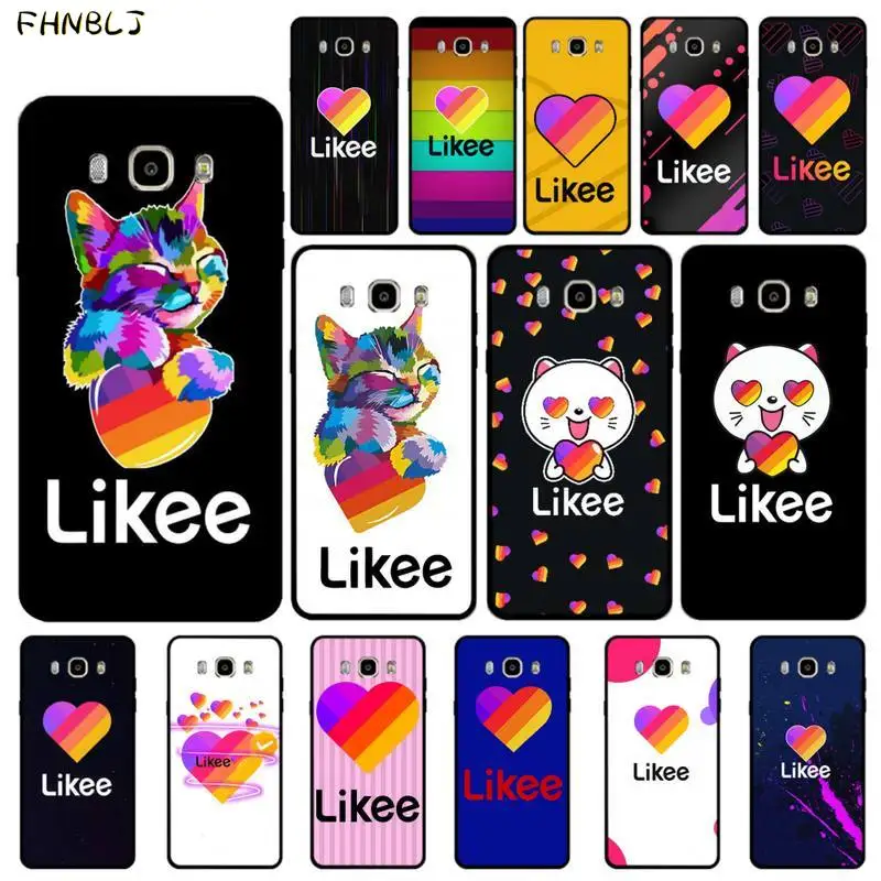 FHNBLJ Likee забавный кот медведь любовь Сердце DIY печать телефонный чехол для Samsung J4 PLUS