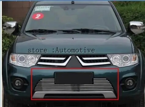 Сетчатая Решетка переднего бампера для Mitsubishi Pajero Sport качественные сетчатые Грили
