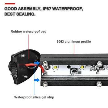 

ATV Work Light 6000K Truck White Accessory DC 10-30V Aluminum Universal