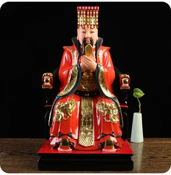 

40cm large Taoist Buddhism HOME Shrine efficacious protection Southeast Asia Patron saint Omnipotent God YU HUANG DADI statue