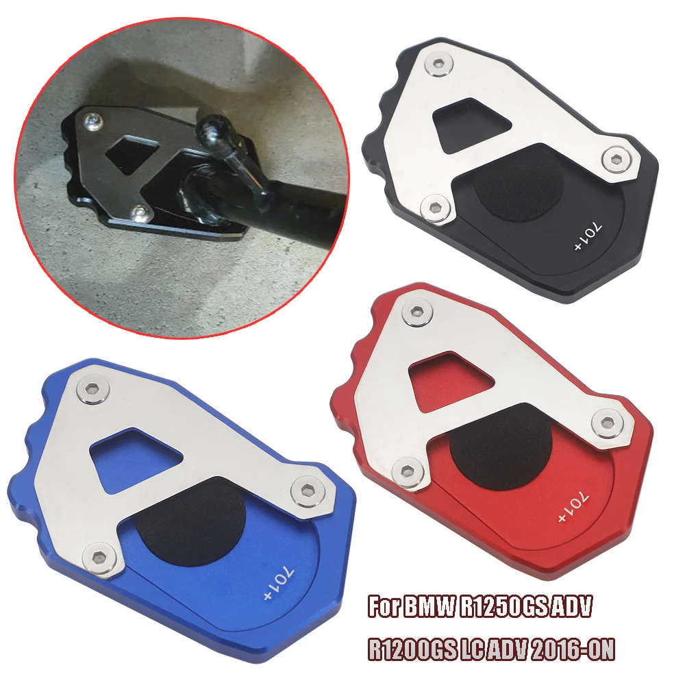 

Motorcycle Accessories Kickstand Foot Side Stand Extension Pad Support Plate For BMW R1250GS ADVENTURE ADV R1200GS LC Rallye