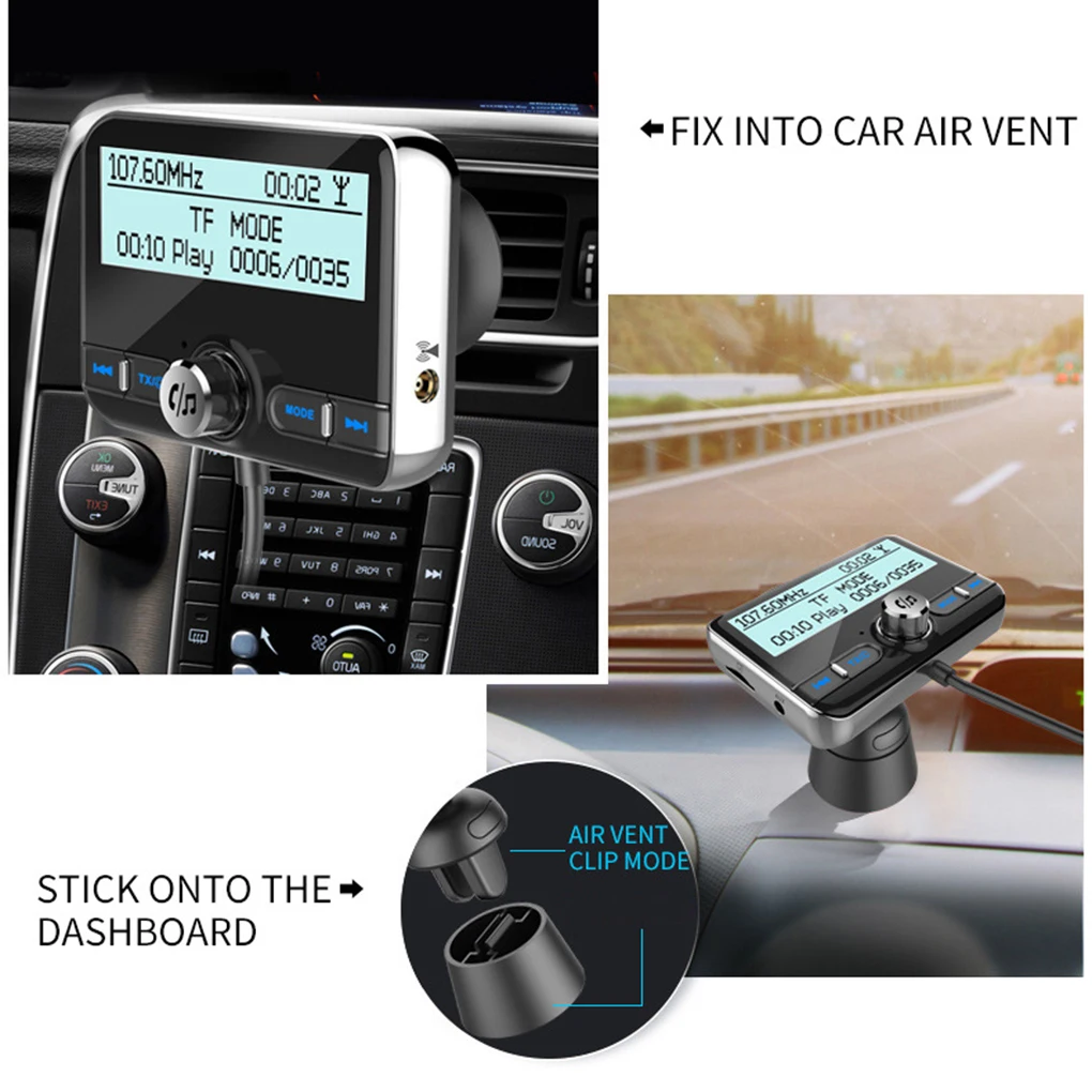 DAB цифровой радио ресивер FM-тюнер радио автомобиля Bluetooth 4,2 передатчик адаптер зарядного устройства FM DAV приемник FM/am тюнер цифрового вещания